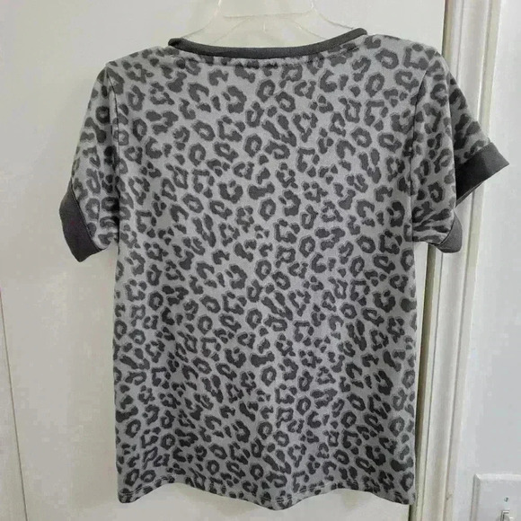 Beautiful LUCKY BRAND Blouse for Women Animal Printed SZ S/CH  Gray Color - Picture 6 of 10